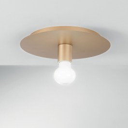 Φωτιστικό Οροφής - Πλαφονιέρα I-Strike-PL1-Oro E27 86x25cm Gold Luce Ambiente Design GOLD