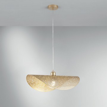 Pendant Light I-RHEI-TARA-S50 E27 150x50x30cm Gold Luce Ambiente Design
