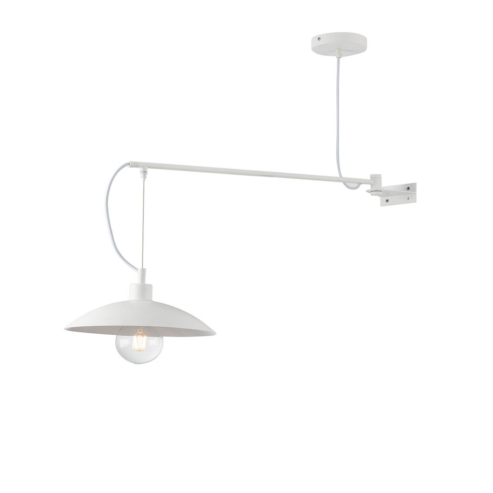 Φωτιστικό Τοίχου - Απλίκα I-Eldorado-AP-BCO E27 128x83x30cm White Luce Ambiente Design