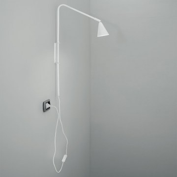 Wall Light I-Enea-AP1-BCO GU10 69,5x37,7x9cm White Luce Ambiente Design