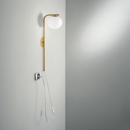 Wall Light I-Odisseo-AP1-Oro E14 65,5x15cm Gold Luce Ambiente Design GOLD