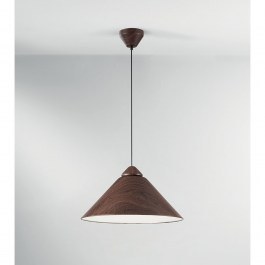 Φωτιστικό Οροφής Κρεμαστό I-Bigbang-S-DW E27 183,5x49x25cm Marrone Luce Ambiente Design BROWN
