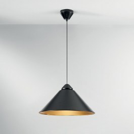 Φωτιστικό Οροφής Κρεμαστό I-Bigbang-S-NER E27 183,5x49x25cm Black Luce Ambiente Design BLACK