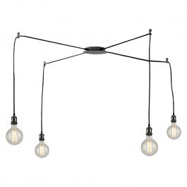 Φωτιστικό Οροφής Κρεμαστό I-Groove-S4 E27 250x16cm Copper Luce Ambiente Design COPPER