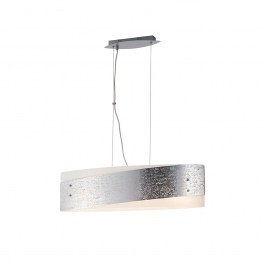 Φωτιστικό Οροφής - Ράγα I-Paris/S4 E27 120x75x20 Silver Luce Ambiente Design SILVER