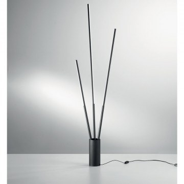Wall Light Led-Wands-PT3-NER Led 3456lm 3000K/4000K/6500K 164x10x19 Black Luce Ambiente Design