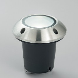 Φωτιστικό Δαπέδου Χωνευτό I-Hummer-UP GU10 10,5x10,5x14,4cm Silver Intec SILVER