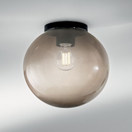 Ceiling Light I-Polly-G25-GR E27 26x25cm Grey Intec GREY