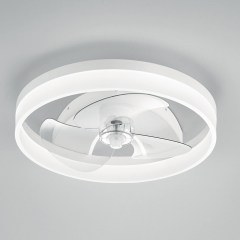Ceiling Fan With Light LED-Espero-FAN 4800lm CCT 50x11,5cm White Intec