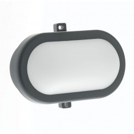 Φωτιστικό Τοίχου LED-Extra-ANT 1100lm 4000K 11,5x16,9x7,6cm Anthracite Intec ANTHRACITE