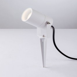 Φωτιστικό Δαπέδου I-Akron-BCO Με Ακίδα GU10 6x10x6cm White Intec WHITE