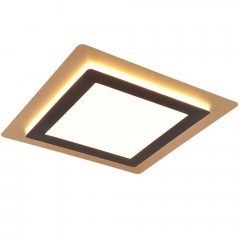 Πάνελ Led Morgan 641510280 45x45x4cm 1xSMD-LED 46W Black-Gold Trio Lighting