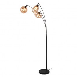 Floor Lamp Lumina 417000313 71x68x200cm 3xE14 10W Black-Amber Trio Lighting BLACK-AMBER