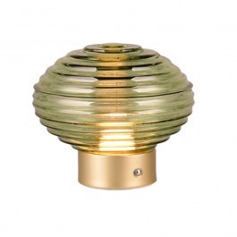 Φωτιστικό Επιτραπέζιο Earl R57771115 15x14cm 1xSMD 1,5W 100lm 3000K Brass-Green RL Lighting BRASS-GREEN