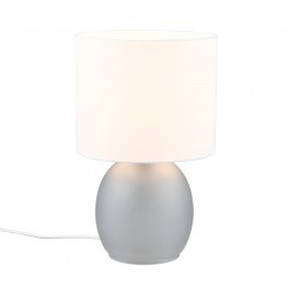 Φωτιστικό Επιτραπέζιο Vela 517900111 18x29cm 1xE14 10W Grey-White Trio Lighting GREY-WHITE