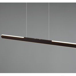 Φωτιστικό Οροφής - Ράγα Helios 343310132 100x8x60/150cm 1xSMD 28W 3300lm Black Trio Lighting BLACK