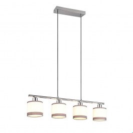 Ceiling Light - Rail Davos R31554006 4xE14 150x75x12cm White-Chrome RL Lighting WHITE-CHROME