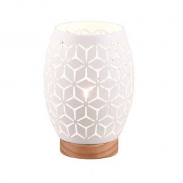 Επιτραπέζιο Φωτιστικό Bidar R51571031 E27 21x15cm White RL Lighting WHITE