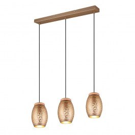 Φωτιστικό Οροφής - Ράγα Bidar R31573065 3xE27 71x150cm Coffee RL Lighting COFFEE