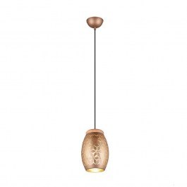 Φωτιστικό Οροφής Κρεμαστό Bidar R31571065 E27 15x150cm Coffee RL Lighting COFFEE
