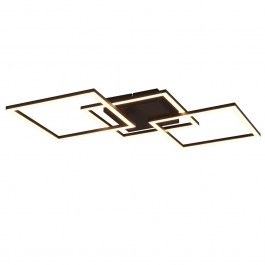 Ceiling Light Trail R64493132 SMD 3550lm 3000K 74x7x35cm Black RL Lighting BLACK
