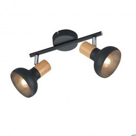 Ceiling Light - Spot Latika R81522032 2xE14 30x18x10cm Black RL Lighting BLACK