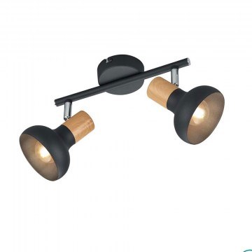 Ceiling Light - Spot Latika R81522032 2xE14 30x18x10cm Black RL Lighting