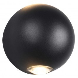 Φωτιστικό Τοίχου - Απλίκα Avisio 246760232 Φ10cm 2xLed 250lm 2W Black Trio Lighting BLACK