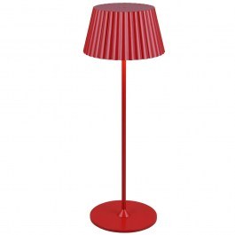 Rechargeable Table Lamp Suarez R57706110 D13x39cm Dim Led 200lm 1,5W 3000K Red RL Lighting RED