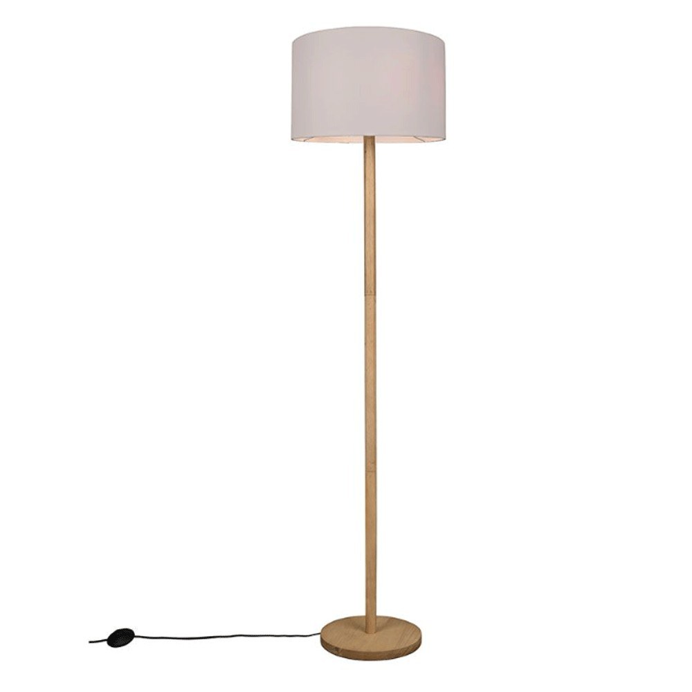 Φωτιστικό Δαπέδου Korba 401200101 40x162cm 1xE27 60W White-Natural Trio Lighting