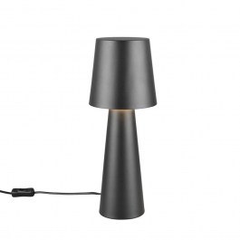 Φωτιστικό Επιτραπέζιο Nubian 562900132 16x40cm 1xE27 10W Black Trio Lighting BLACK