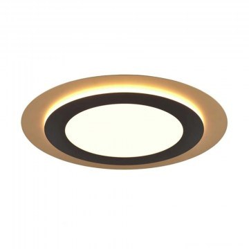 Φωτιστικό Οροφής - Πλαφονιέρα Morgan 641519280 45x4cm 1xSMD 42W 5600lm Black-Gold Trio Lighting