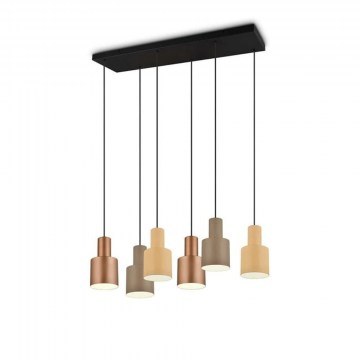Ceiling Light - Rail Agudo 319400617 85x27x150cm 6xE27 40W Multi Trio Lighting