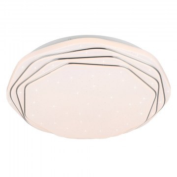 Φωτιστικό Οροφής - Πλαφονιέρα Dizzy R67741100 Led 22W 2700K-6500K Φ38x7cm White RL Lighting
