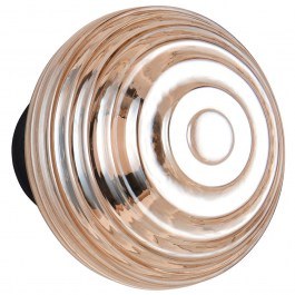 Φωτιστικό Τοίχου - Απλίκα Επαναφορτιζόμενη Earl R27771113 Φ15,5cm 1xLed 140lm 1,5W 3000K Black-Amber RL Lighting BLACK-AMBER