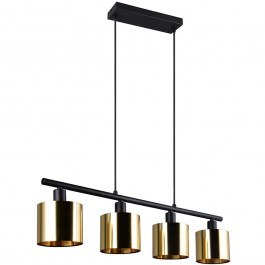 Ceiling Lamp - Rail Jason R36304079 75x12x150cm 4xE14 10W Gold RL Lighting GOLD