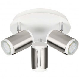Ceiling Lamp - Spot Gillan 814530307 D30x16cm 3xGU10 10W Nickel-White Trio Lighting NICKEL-WHITE