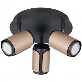 Ceiling Lamp - Spot Gillan 814530365 D30x16cm 3xGU10 10W Coffee-Black Trio Lighting COFFEE-BLACK