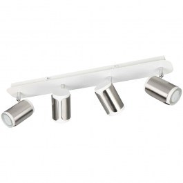 Ceiling Lamp - Spot Gillan 814500407 60x12x16cm 4xGU10 10W Nickel-White Trio Lighting NICKEL-WHITE