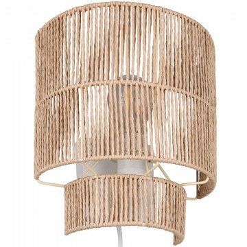 Φωτιστικό Τοίχου - Απλίκα Satna R20071026 24,5x14x24,5cm 1xE27 25W Natural RL Lighting