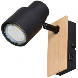 Wall Lamp - Sconce Pierre R81981732 14x6x15cm 1xGU10 10W Black RL Lighting BLACK