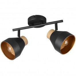 Φωτιστικό Οροφής - Σποτ Valentin R81922032 32x11x21cm 2xE14 10W Black RL Lighting BLACK