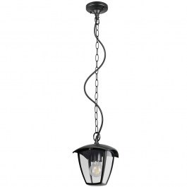 Pendant Lamp Venta 363260132 17x17x82cm 1xE27 10W Black Trio Lighting BLACK