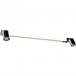 Φωτιστικό Τοίχου - Απλίκα Enrico 281479306 90x6x18cm 2xGU10 5W 1xDim Led 1200lm 9W Chrome Trio Lighting CHROME