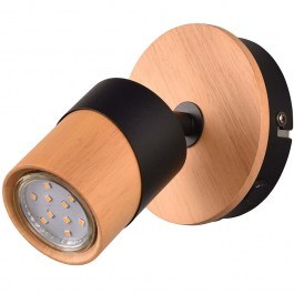 Wall Lamp - Sconce Aruni 801170132 11x15x13,5cm 1xGU10 10W Natural-Black Trio Lighting NATURAL-BLACK