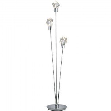 Floor Lamp Verano 454510306 D40x150cm 3xDim Led 800lm 6,5W Chrome Trio Lighting