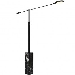Φωτιστικό Δαπέδου Fiore 454610132 64x15x153cm 1xDim Led 1200lm 10W Marble Black Trio Lighting BLACK