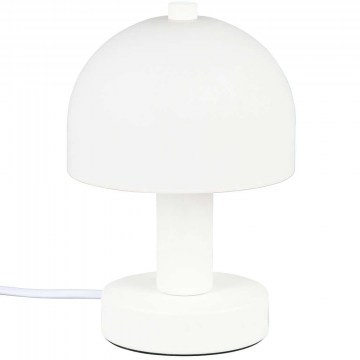 Φωτιστικό Επιτραπέζιο Glenn R51961031 Φ12x19cm 1xE14 10W White RL Lighting