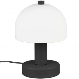 Φωτιστικό Επιτραπέζιο Glenn R51961032 Φ12x19cm 1xE14 10W Black-White RL Lighting BLACK-WHITE
