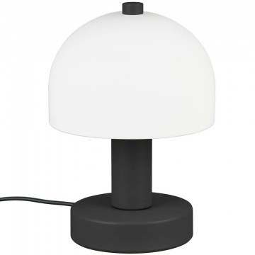 Φωτιστικό Επιτραπέζιο Glenn R51961032 Φ12x19cm 1xE14 10W Black-White RL Lighting
